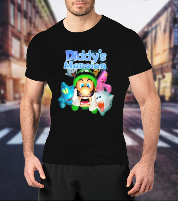 Diddy's Mansion Luigi Ghost Adventure T-Shirt