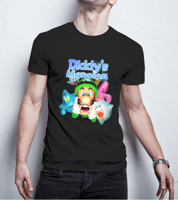 Diddy's Mansion Luigi Ghost Adventure T-Shirt