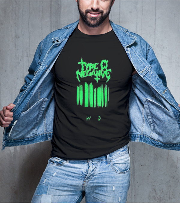 Type O Negative Haunted Black Green Barcode T-Shirt