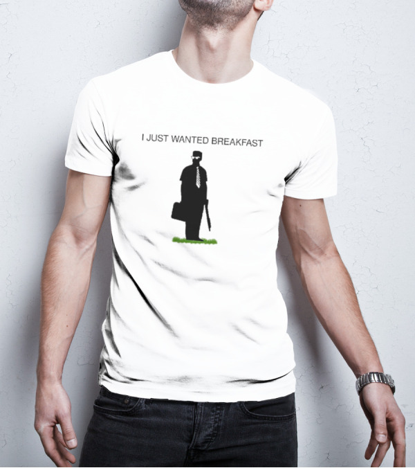 Michael Douglas I Just Wanted Breakfast Silhouette Don’t Tread On Breakfast T-Shirt