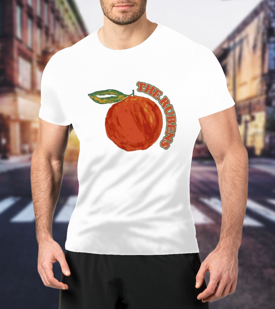 The Rubens Orange Artwork Soda T-Shirt