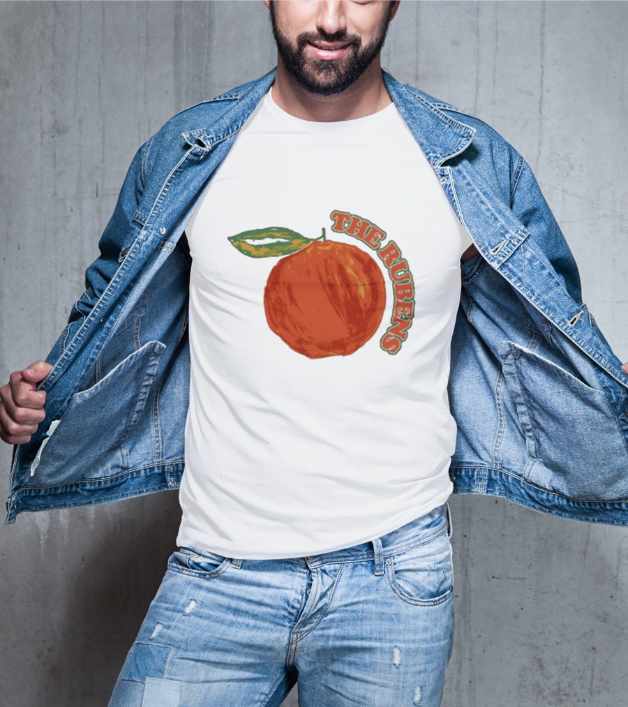 The Rubens Orange Artwork Soda T-Shirt