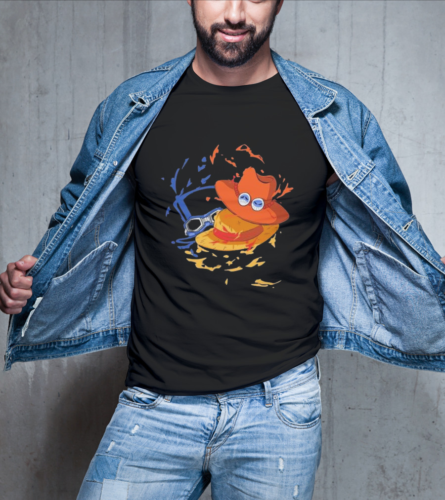 Brothers Hat Luffy Fanfabio Iconic Straw Adventure T-Shirt
