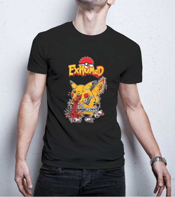 Exhumed Pukemon Darker Corners Parody Pokémon Mashup T-Shirt