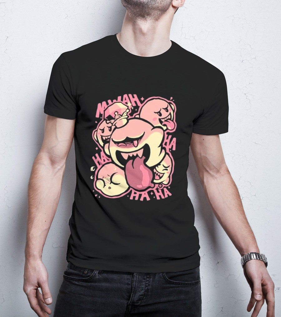MWAHA HA HA Evil Laugh Pixel Eyeball The Yetee T-Shirt