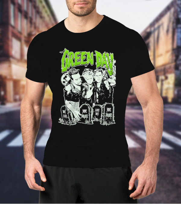 Green Day Zombies You Are We Are Glow-In-The-Dark T-Shirt