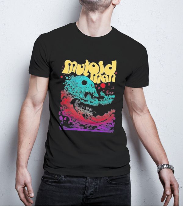 Mutoid Man Psychedelic Skull Wave Explosion T-Shirt