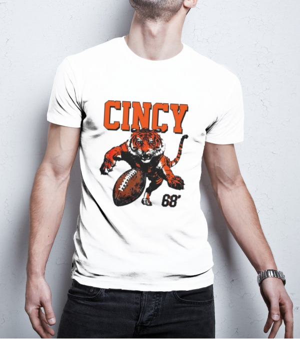 Cincy Tiger Football 68’ T-Shirt