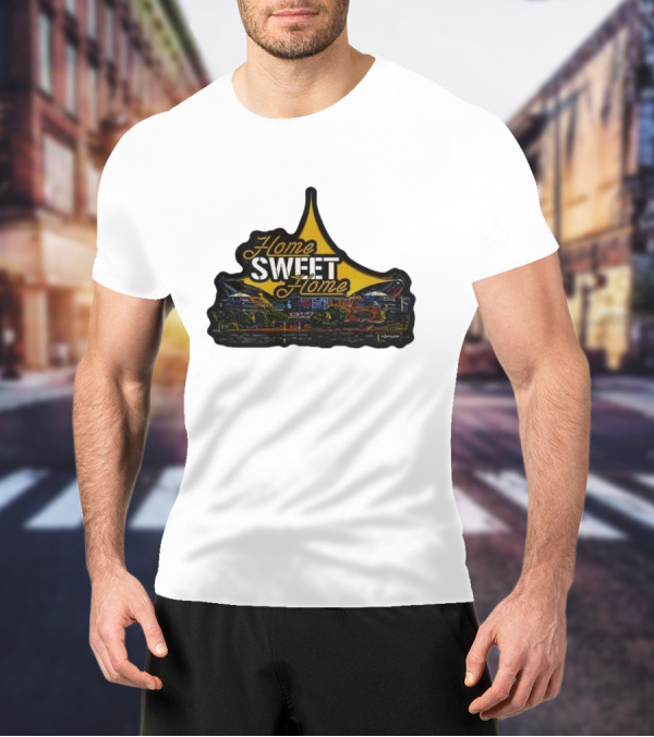 Home Sweet Home Custom Car Art Neon Sign T-Shirt