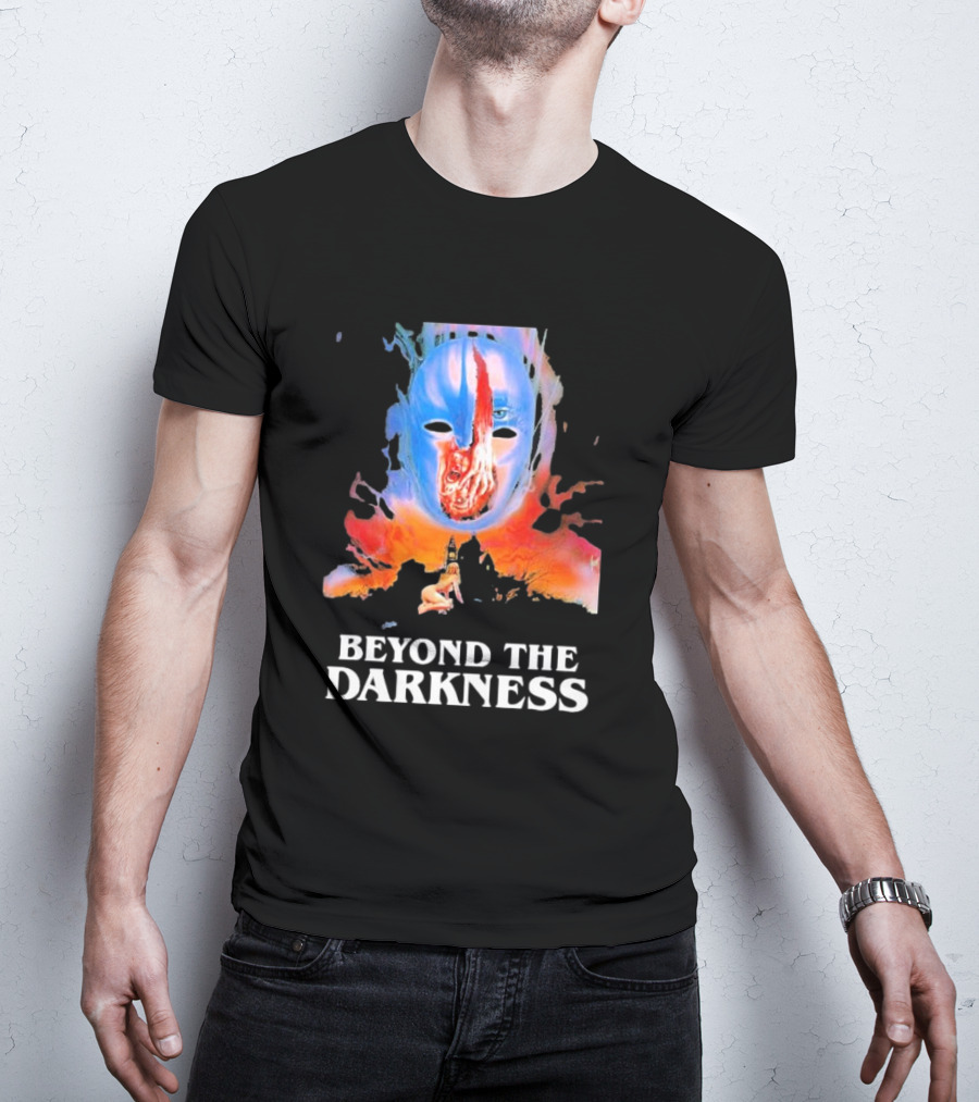 Beyond The Darkness Surreal Mask And Crimson T-Shirt