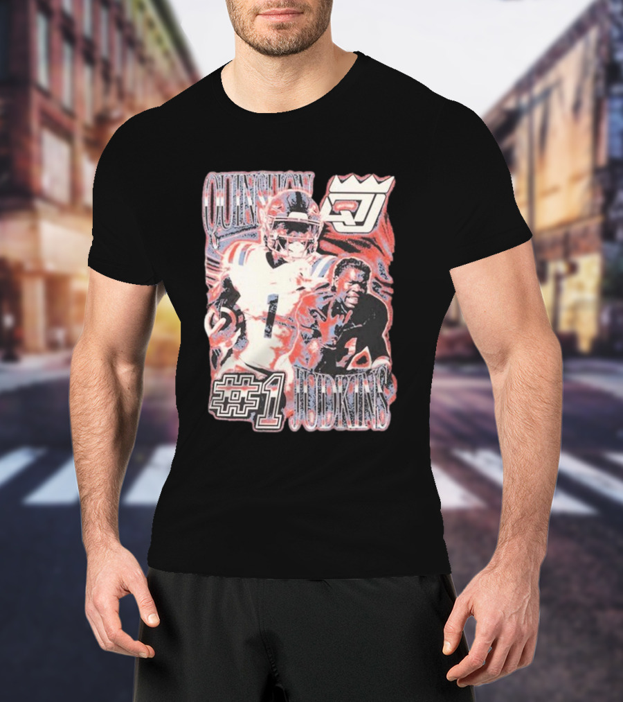 Quinshon Judkins #1 Football RJ T-Shirt