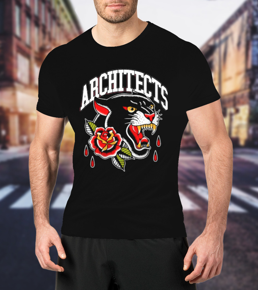 ARCHITECTS Panther Tattoo Black T-Shirt