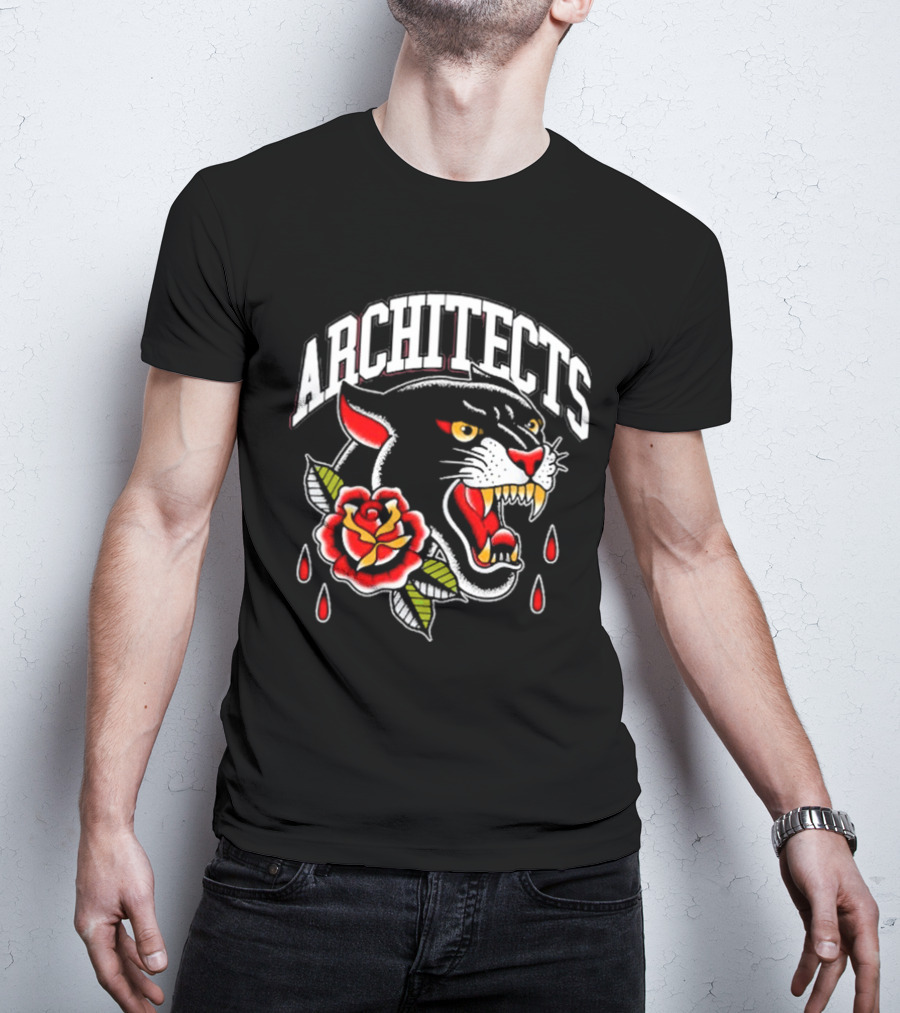 ARCHITECTS Panther Tattoo Black T-Shirt