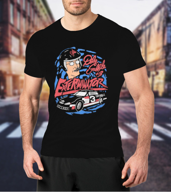 Dale Gribble Exterminator #3 Race Car Gribble T-Shirt