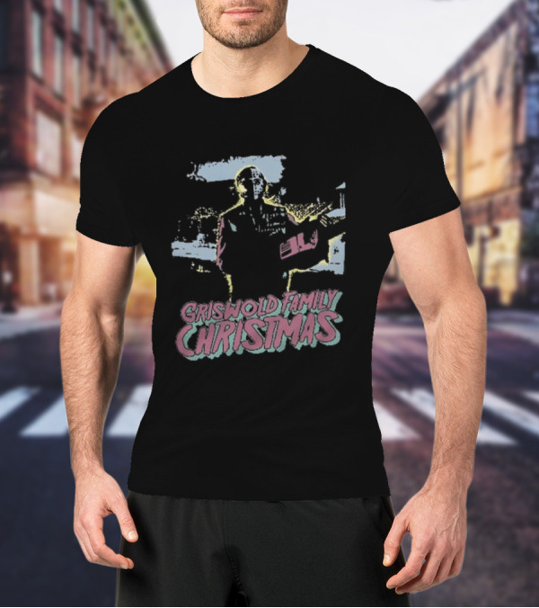 Griswold Family Christmas With Jason Voorhees Holiday Mashup T-Shirt