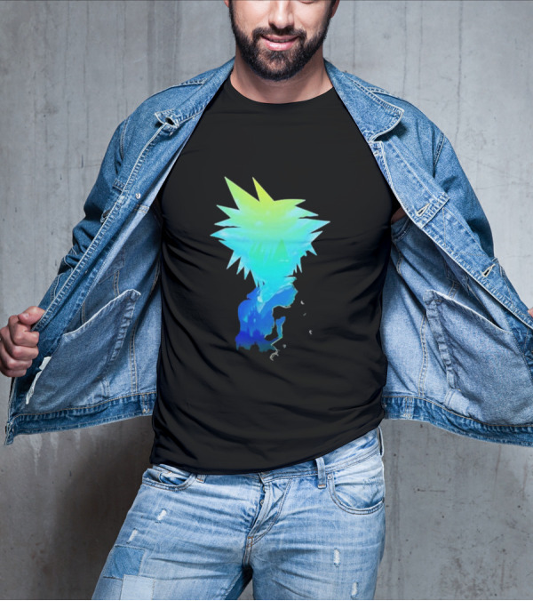 The Key Donnie Spiky Neon Profile T-Shirt