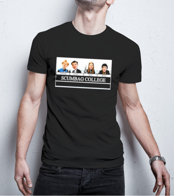 Tmcpoetry Vyvyan Prick Neil Mike Scumbag College The Young Ones Comedy Characters T-Shirt