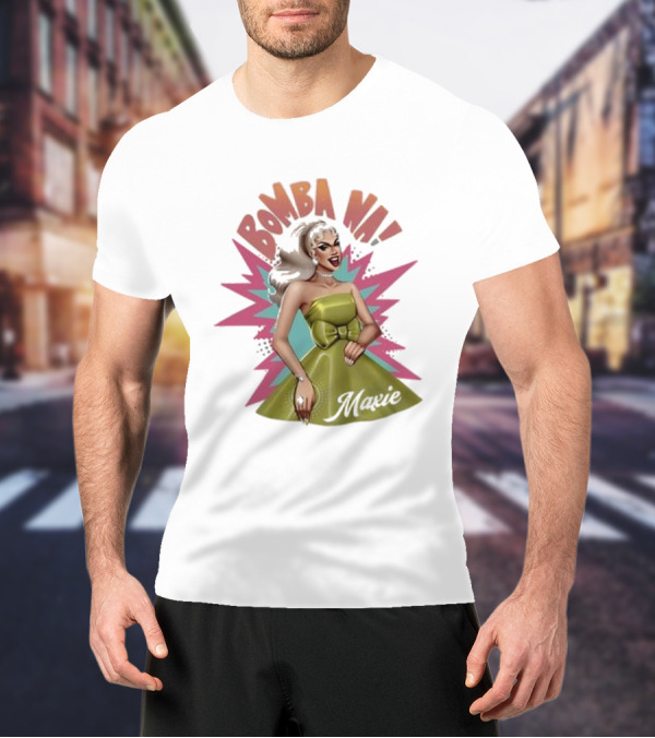 Bomba Na Maxie Vintage Style Pin-Up T-Shirt