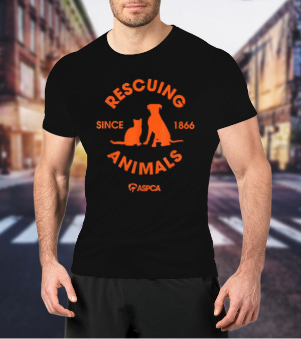 Rescuing Animals Since 1866 ASPCA Cat Dog T-Shirt