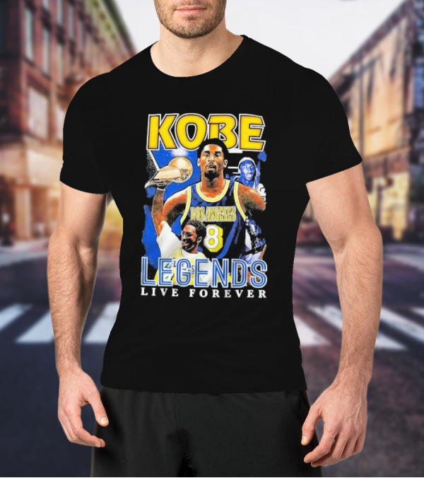 Kobe Los Angeles 8 Legends Live Forever T-Shirt
