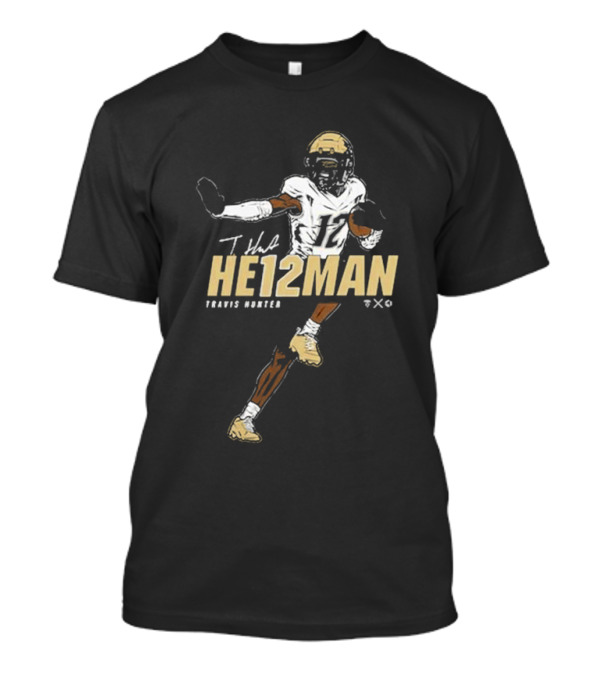 Travis Hunter He12man Football T-Shirt