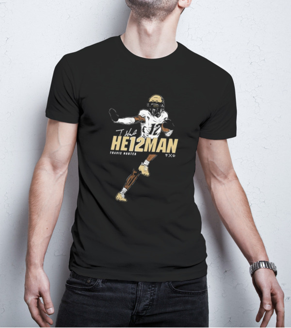 Travis Hunter He12man Football T-Shirt
