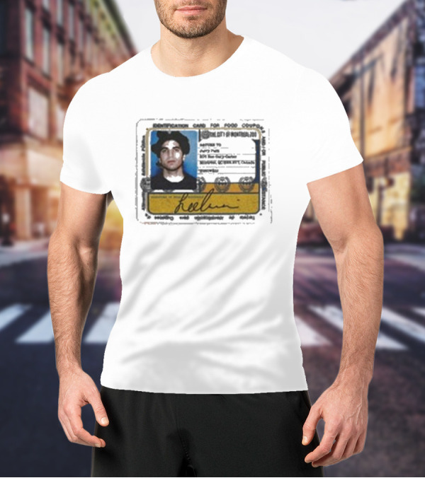 Ariel Helwani Ol Dirty Helwani Identification Card City Of Montreal 200 Identification Card For Food Coupons T-Shirt