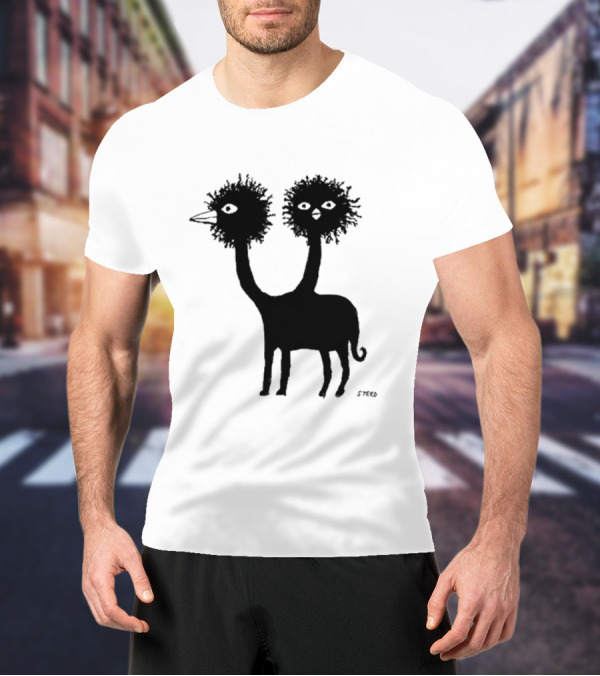 The New Yorker Ed Steed’s Two-Headed Fantasy Creature T-Shirt