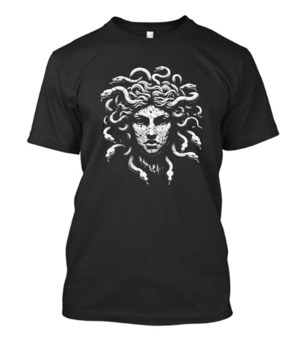 Ancient Greek Mythology's Medusa Head With Snakes T-Shirt