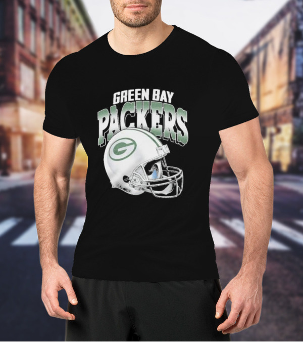 Green Bay Packers Classic Helmet Gradient T-Shirt
