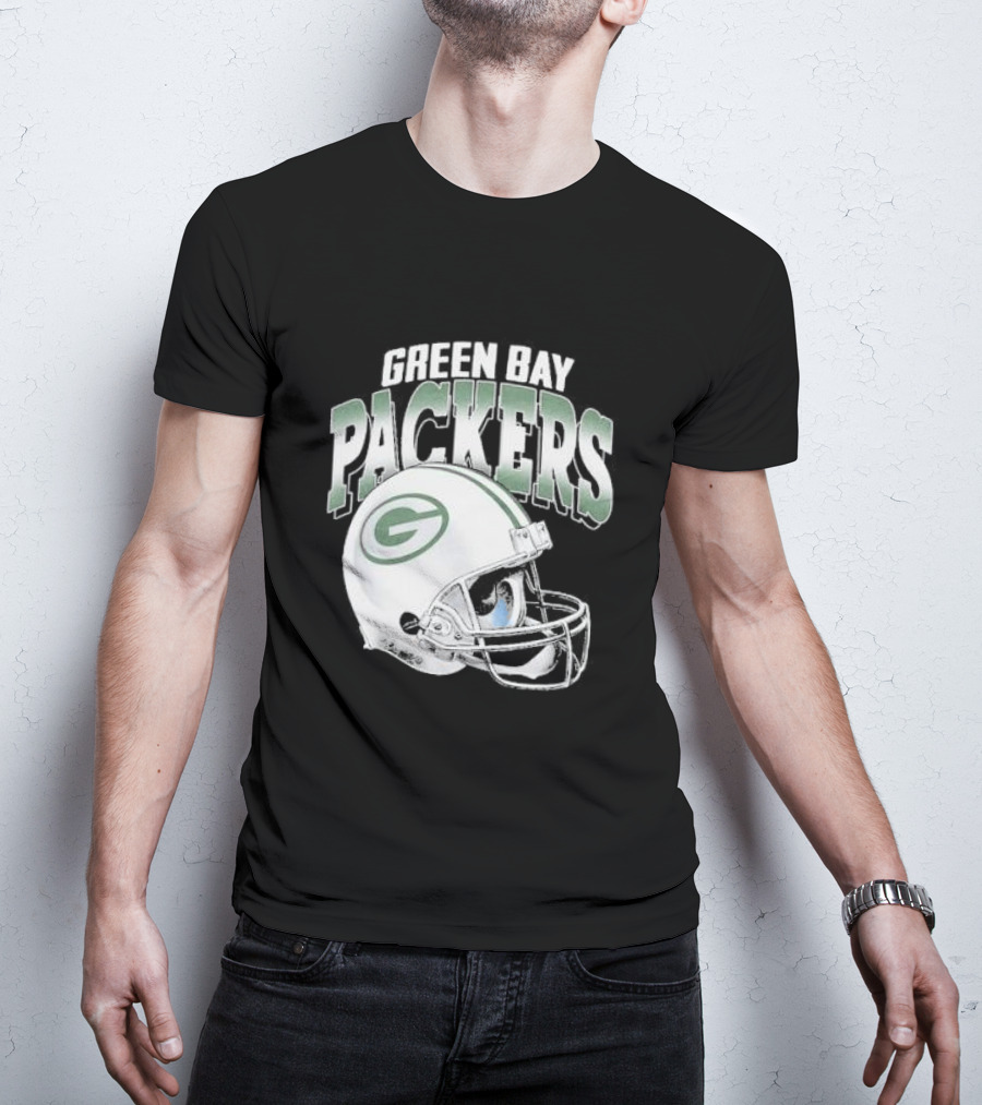 Green Bay Packers Classic Helmet Gradient T-Shirt
