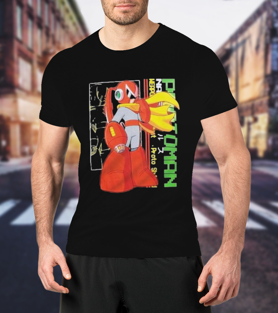 MegaMan Proto Man Robot Hero T-Shirt