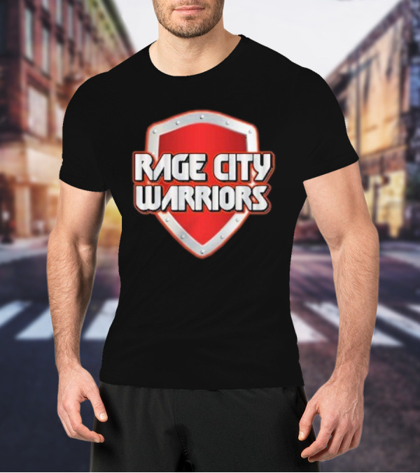 Rage City Warriors Shield Emblem T-Shirt