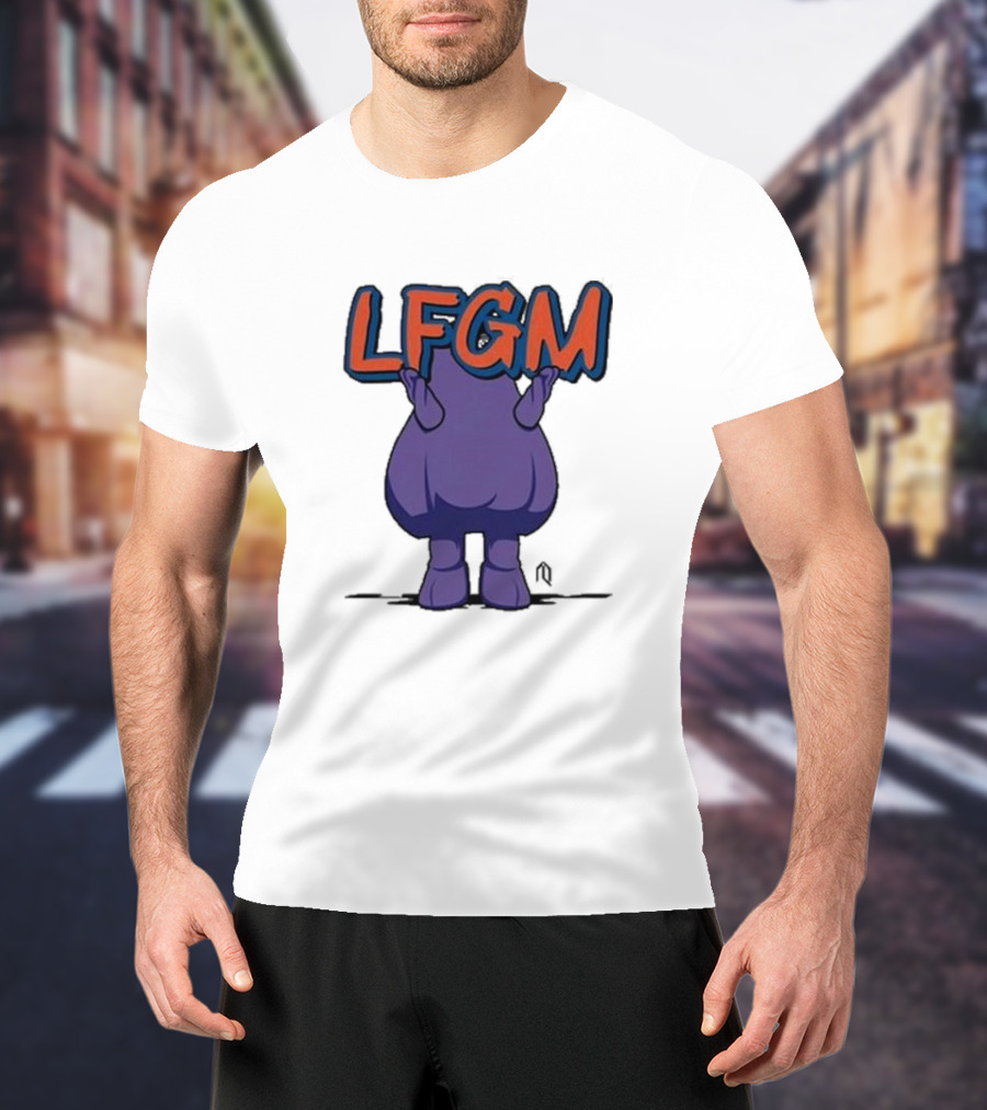 Athlete Logos LFGM Grimace Character T-Shirt