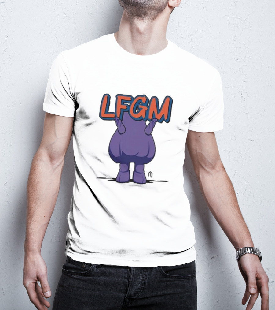 Athlete Logos LFGM Grimace Character T-Shirt
