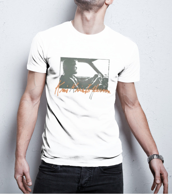 Kris Kristofferson Driving Car T-Shirt