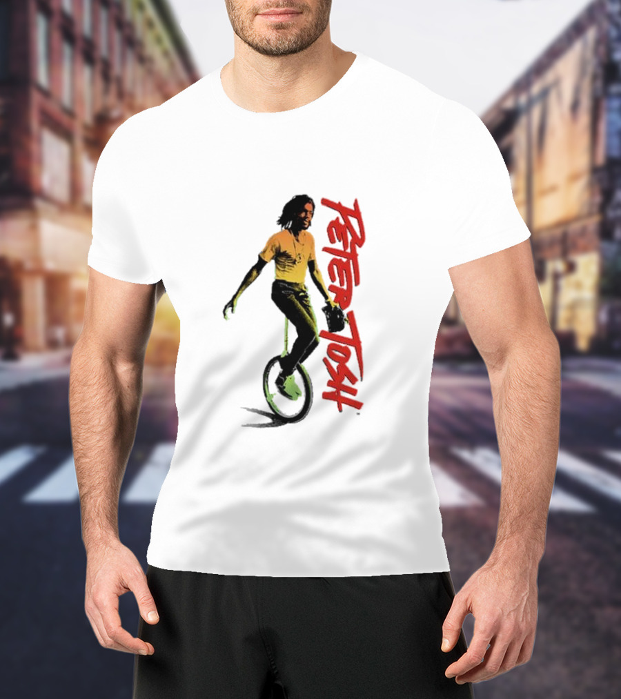 Peter Tosh Unicycle Ride Musician T-Shirt