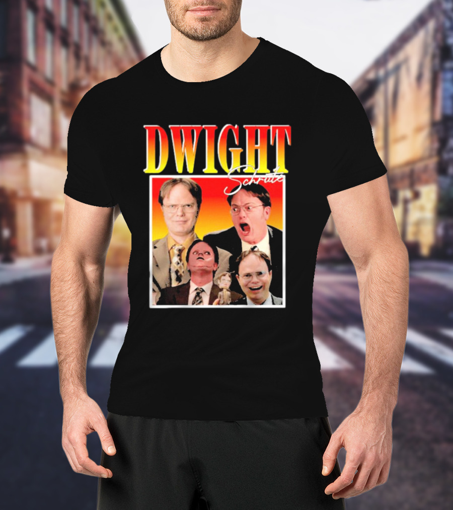 DWIGHT Schrute Michael Scott Iconic Moments Collage T-Shirt