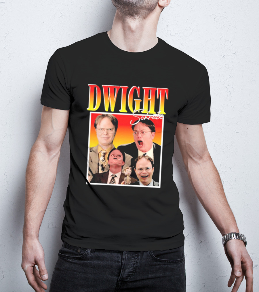 DWIGHT Schrute Michael Scott Iconic Moments Collage T-Shirt