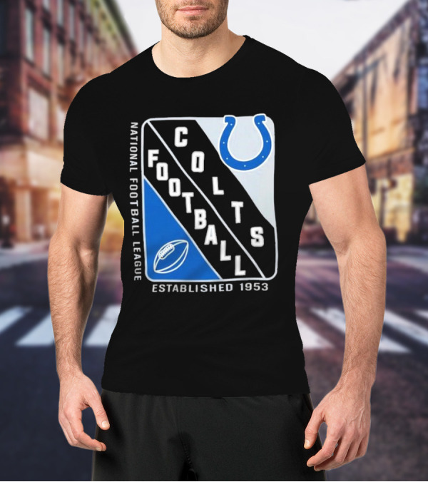 NATIONAL FOOTBALL LEAGUE COLTS FOOTBALL ESTABLISHED 1953 T-Shirt