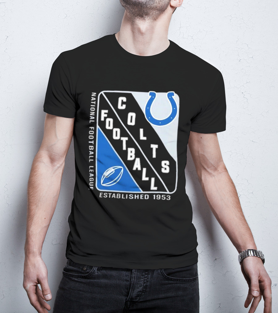 NATIONAL FOOTBALL LEAGUE COLTS FOOTBALL ESTABLISHED 1953 T-Shirt