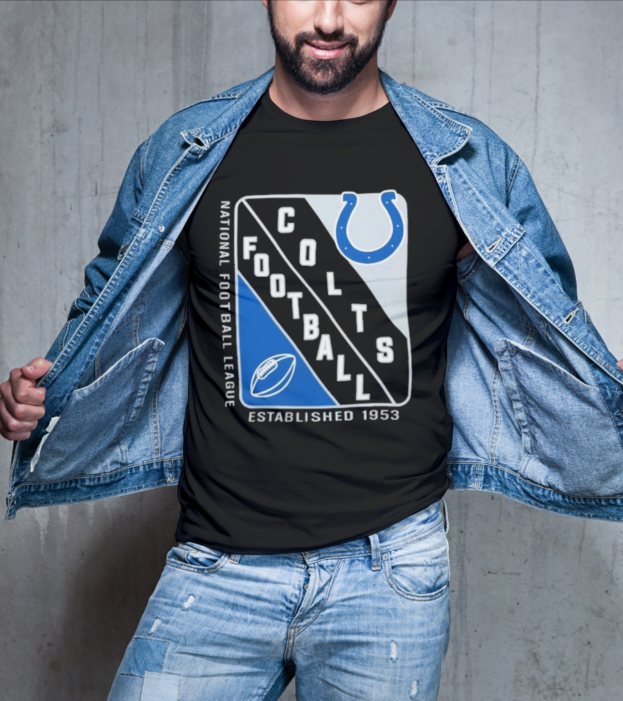NATIONAL FOOTBALL LEAGUE COLTS FOOTBALL ESTABLISHED 1953 T-Shirt