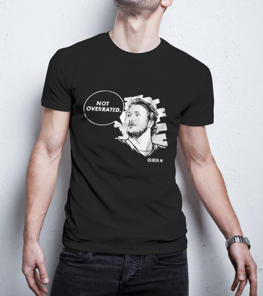 Josh Allen Not Overrated NFLPA T-Shirt