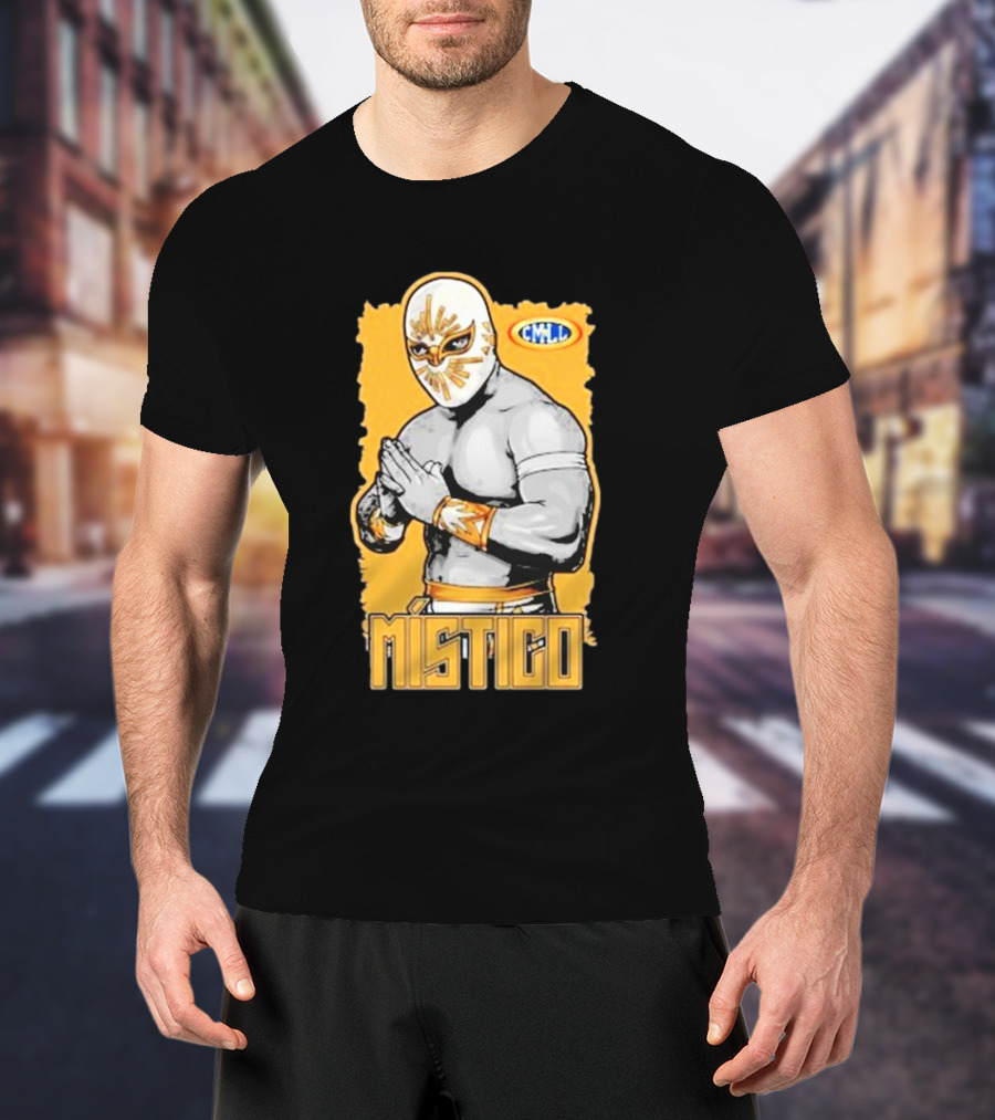 Místico CMLL Rey Plata Y Oro Luchador Masked Wrestler T-Shirt