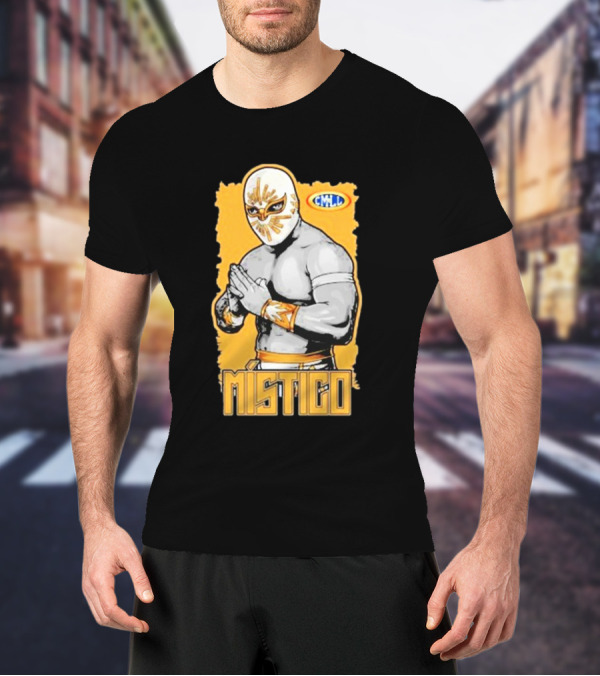 Místico CMLL Rey Plata Y Oro Luchador Masked Wrestler T-Shirt