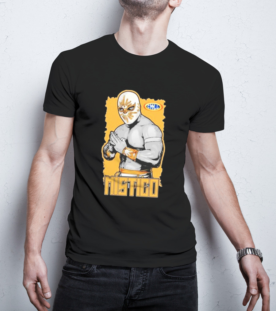Místico CMLL Rey Plata Y Oro Luchador Masked Wrestler T-Shirt