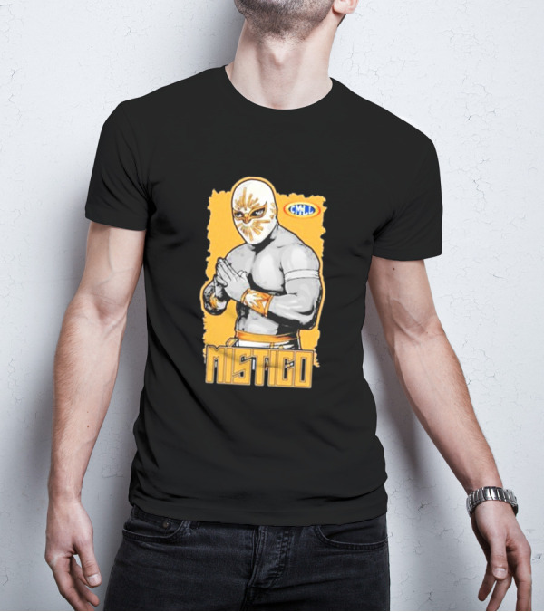 Místico CMLL Rey Plata Y Oro Luchador Masked Wrestler T-Shirt