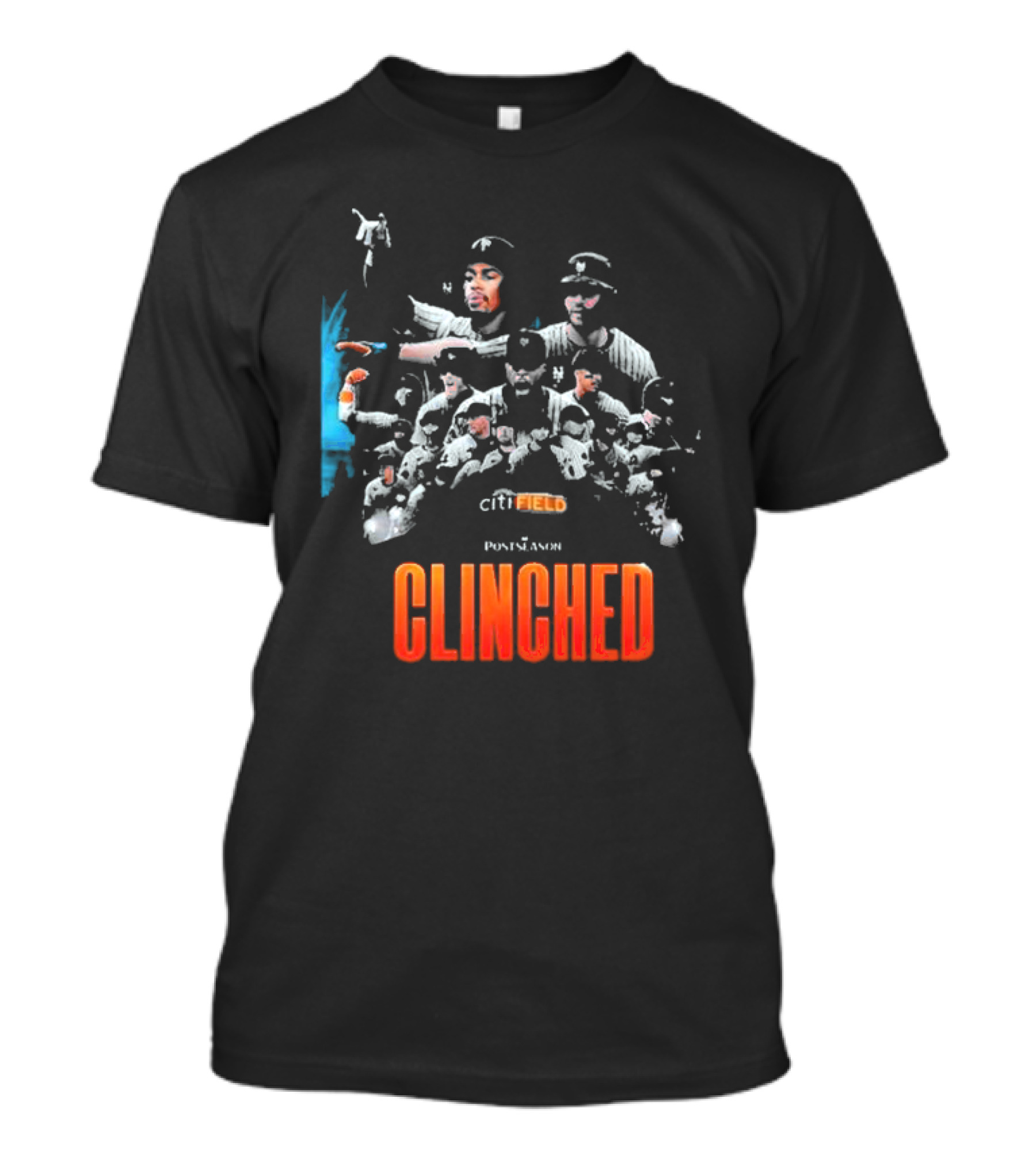 Citi Field Pontiacs Clinched Baseball T-Shirt