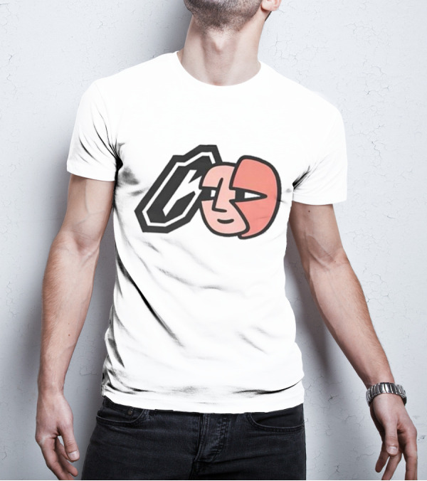 Collective Bikes X Lorem Iconic Face And Abstract Shape T-Shirt