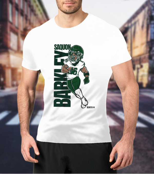 Saquon Barkley NFLPA Superhero Star T-Shirt